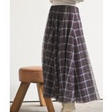 チェックチュールたっぷりフレアースカート | rps | 詳細画像15 