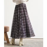 チェックチュールたっぷりフレアースカート | rps | 詳細画像16 