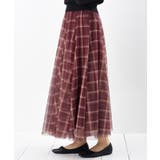 チェックチュールたっぷりフレアースカート | rps | 詳細画像26 