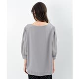 スクエアーネックギャザー５分袖ブラウス | rps | 詳細画像26 