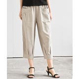 ベージュ | フロントポケットクロップドパンツ | rps