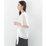 前結びリボンフレアー袖ブラウス | rps | 詳細画像26 