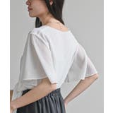 前結びリボンフレアー袖ブラウス | rps | 詳細画像8 