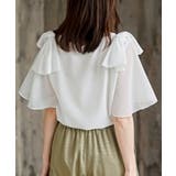 肩リボンフレアー袖ブラウス | rps | 詳細画像16 