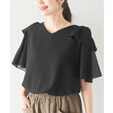 肩リボンフレアー袖ブラウス | rps | 詳細画像31 