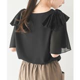 肩リボンフレアー袖ブラウス | rps | 詳細画像32 