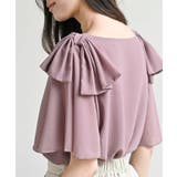 肩リボンフレアー袖ブラウス | rps | 詳細画像6 