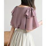 肩リボンフレアー袖ブラウス | rps | 詳細画像7 