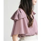 肩リボンフレアー袖ブラウス | rps | 詳細画像8 