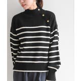 ブラック | ボーダーニットプルオーバー | rps