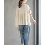 コットンワイドギャザーＴ | rps | 詳細画像4 