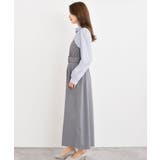 無地×ストライプシャツドッキングワンピース | rps | 詳細画像18 