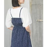 ドットプリントBIGリボンキャミワンピース | rps | 詳細画像18