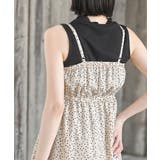ドットプリントBIGリボンキャミワンピース | rps | 詳細画像8