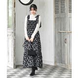 デシンプリントシャーリング肩リボンワンピース | rps | 詳細画像12 