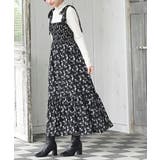 デシンプリントシャーリング肩リボンワンピース | rps | 詳細画像13 