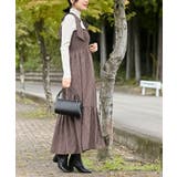 デシンプリントシャーリング肩リボンワンピース | rps | 詳細画像26 