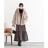 デシンプリントシャーリング肩リボンワンピース | rps | 詳細画像31 