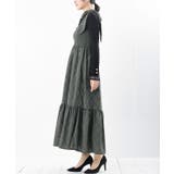 デシンプリントシャーリング肩リボンワンピース | rps | 詳細画像32 