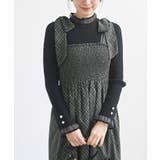 デシンプリントシャーリング肩リボンワンピース | rps | 詳細画像6 