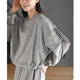 布帛切替裏毛プルオーバー×スカートセットアップ | rps | 詳細画像16 