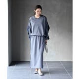 布帛切替裏毛プルオーバー×スカートセットアップ | rps | 詳細画像21 