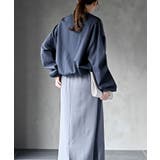 布帛切替裏毛プルオーバー×スカートセットアップ | rps | 詳細画像23 