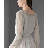 ボートネック透かしラメニットプルオーバー | rps | 詳細画像16 