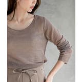 ボートネック透かしラメニットプルオーバー | rps | 詳細画像22 