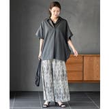 シワ加工スキッパーシャツ | rps | 詳細画像2