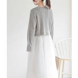 リボン刺繍ケーブル編み長袖クルーネックニットカーディガン | rps | 詳細画像11 