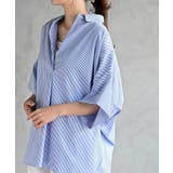 ストライプドルマンスキッパーシャツ | rps | 詳細画像8 