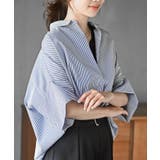 ネイビー | ストライプドルマンスキッパーシャツ | rps