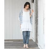 シワ加工サテン裾フリルキャミチュニック | rps | 詳細画像10 