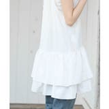 シワ加工サテン裾フリルキャミチュニック | rps | 詳細画像17 