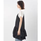 シワ加工サテン裾フリルキャミチュニック | rps | 詳細画像19 