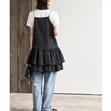 シワ加工サテン裾フリルキャミチュニック | rps | 詳細画像4 