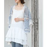 オフホワイト | シワ加工サテン裾フリルキャミチュニック | rps