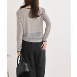 フロッキードットチュールクルーネッククプルオーバー | rps | 詳細画像13 