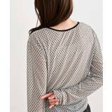 フロッキードットチュールクルーネッククプルオーバー | rps | 詳細画像16 