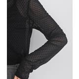 フロッキードットチュールクルーネッククプルオーバー | rps | 詳細画像26 