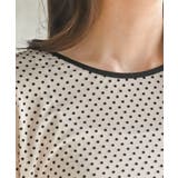 フロッキードットチュールクルーネッククプルオーバー | rps | 詳細画像9 