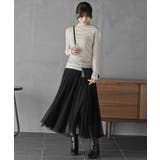 フロッキードットチュールハイネックプルオーバー | rps | 詳細画像21 