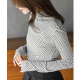 フロッキードットチュールハイネックプルオーバー | rps | 詳細画像8 