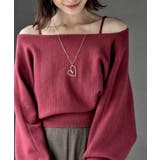 リボンデザインニットカーデ＋キャミアンサンブル | rps | 詳細画像23 