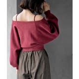 リボンデザインニットカーデ＋キャミアンサンブル | rps | 詳細画像28 