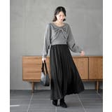 リボンデザインニットカーデ＋キャミアンサンブル | rps | 詳細画像29 