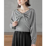 リボンデザインニットカーデ＋キャミアンサンブル | rps | 詳細画像33 