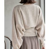 リボンデザインニットカーデ＋キャミアンサンブル | rps | 詳細画像8 