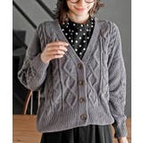 モールケーブルニットカーディガン | rps | 詳細画像15 